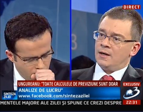 Mihai Răzvan Ungureanu, în groapa cu lei la Antena 3 | VIDEO