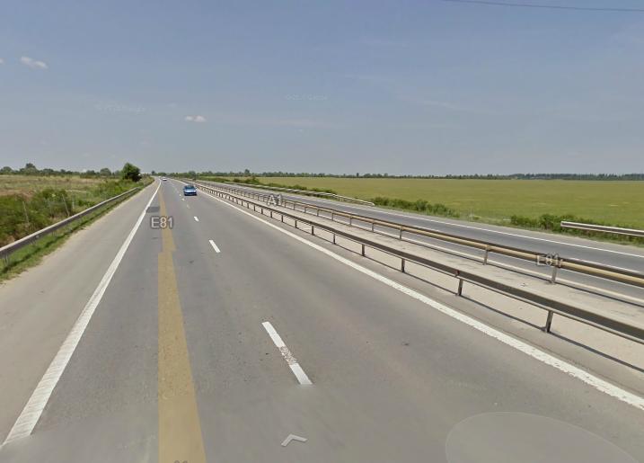 Traficul pe Autostrada A1, îngreunat din cauza unui incendiu
