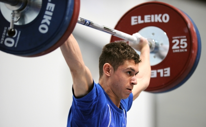 Croitoru, argint european la haltere