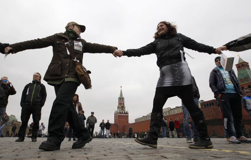 Piaţa Roşie din Moscova, deschisă pentru activiştii opoziţiei, după luni de zile