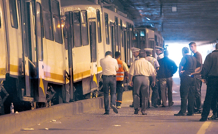 ACCIDENTUL DIN PASAJUL LUJERULUI. Al treilea tramvai a frânat prea târziu