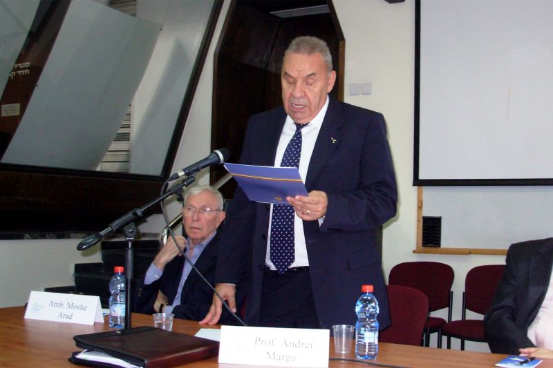 Andrei Marga s-a întâlnit cu preşedintele israelian Shimon Peres și cu premierul Benjamin Netanyahu
