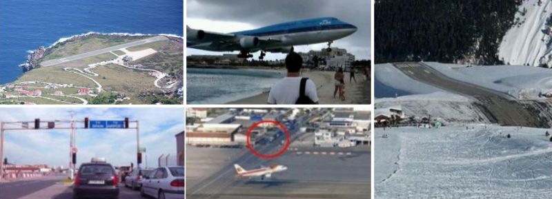 Cele mai înfricoşătoare aeroporturi din lume | FOTO & VIDEO