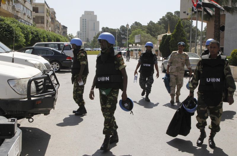 România a trimis observatori militari în misiunea ONU din Siria