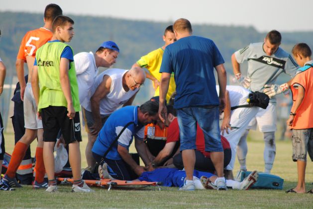 Drama fotbalistului leşinat de sete pe teren