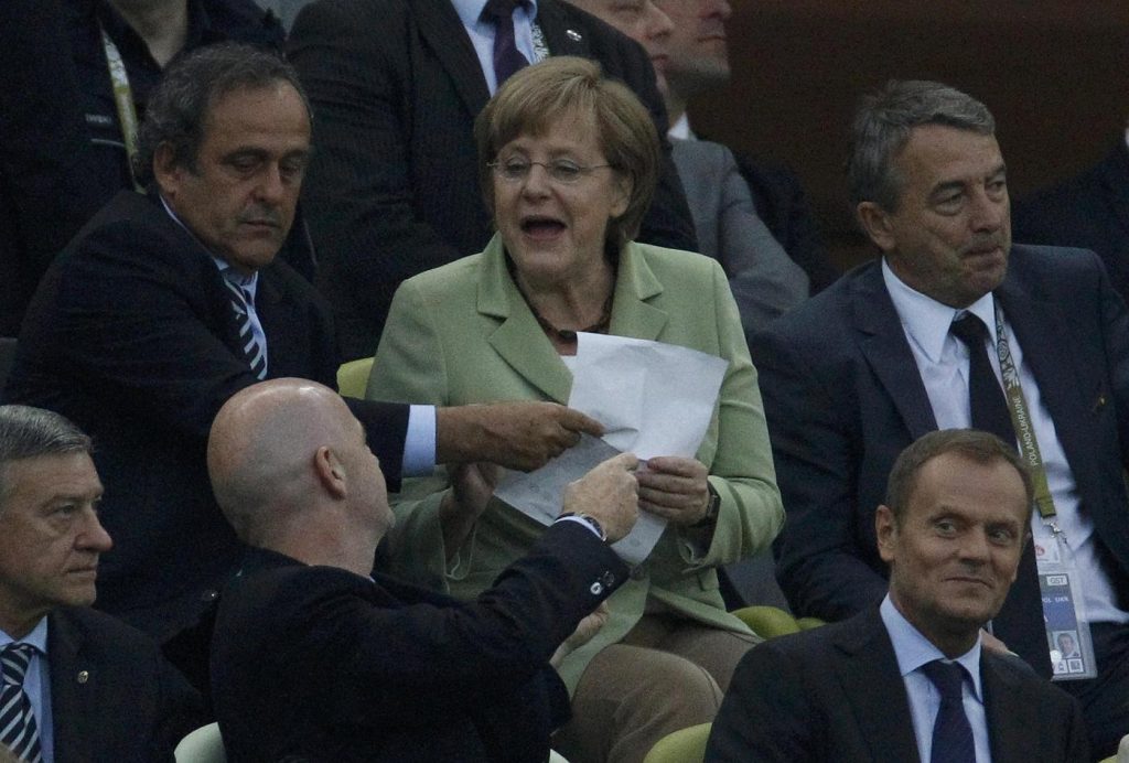 EURO 2012. Angela Merkel, încântată de "panzere"