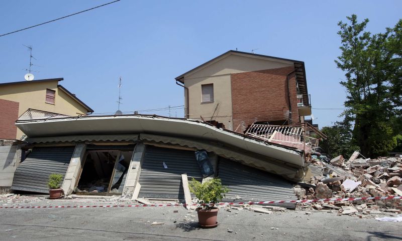 Italia: Opt noi cutremure au avut loc, azi-noapte, în provincia Emilia Romagna