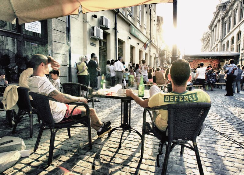 Raiul cocalarilor, în Centrul Vechi