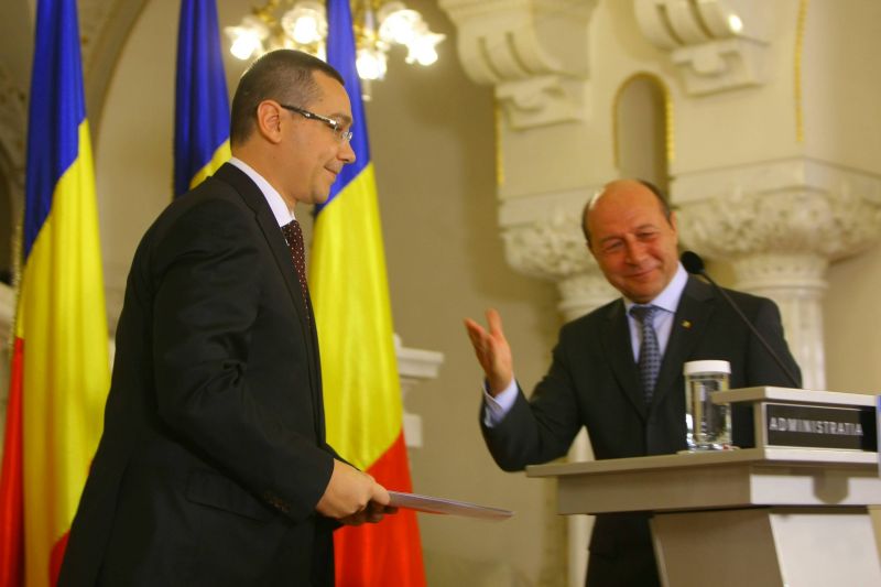 Victor Ponta şi Traian Băsescu, o nouă întâlnire, luni, pe tema Consiliului European