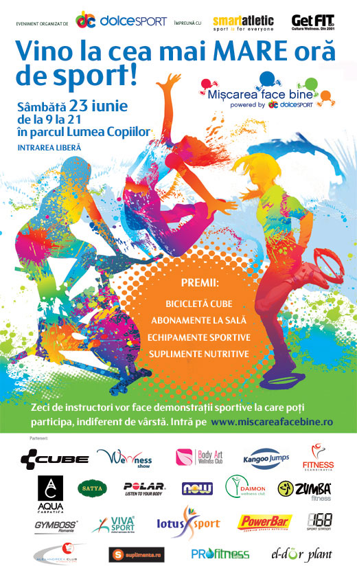 Vino la cea mai MARE oră de sport din România