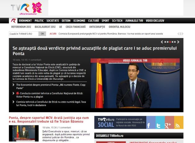 Scandal monstru la TVRinfo.ro
