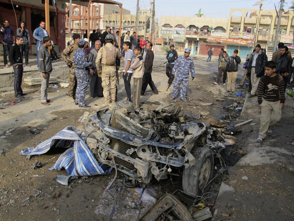 Peste 50 de morţi într-un val de atentate comise în Irak