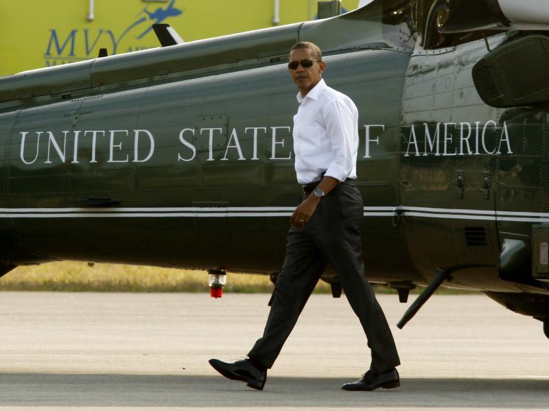 Strategie electorală: Obama renunţă anul acesta la vacanţa de pe insula exclusivistă Martha's Vineyard