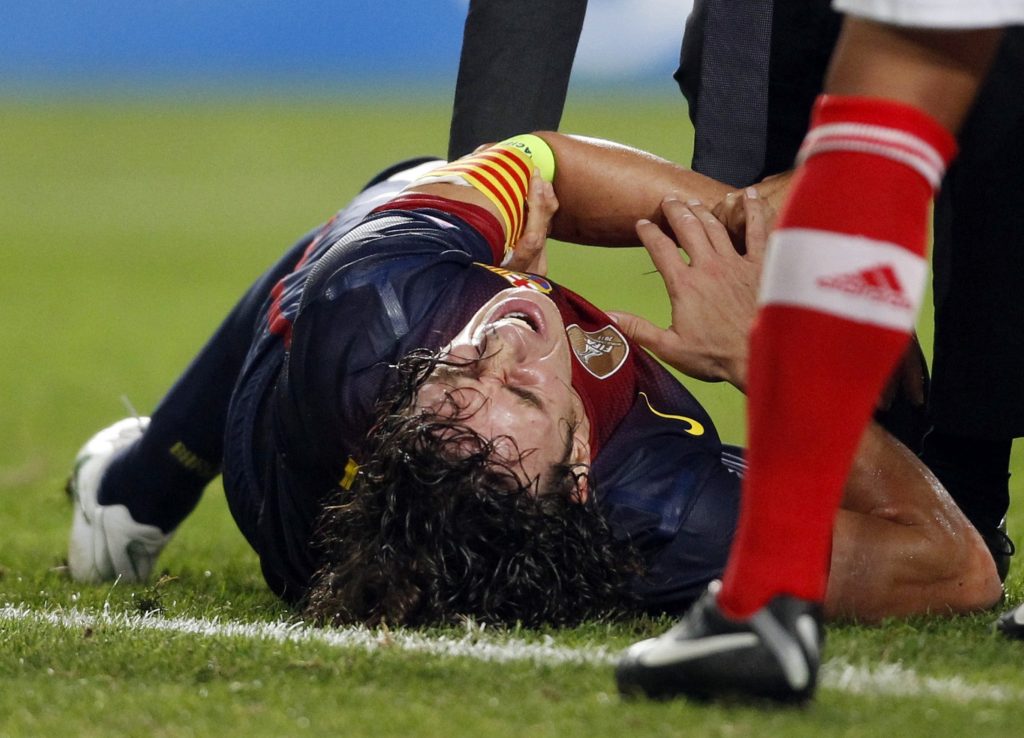 Liga Campionilor: Accidentare horror a lui Puyol