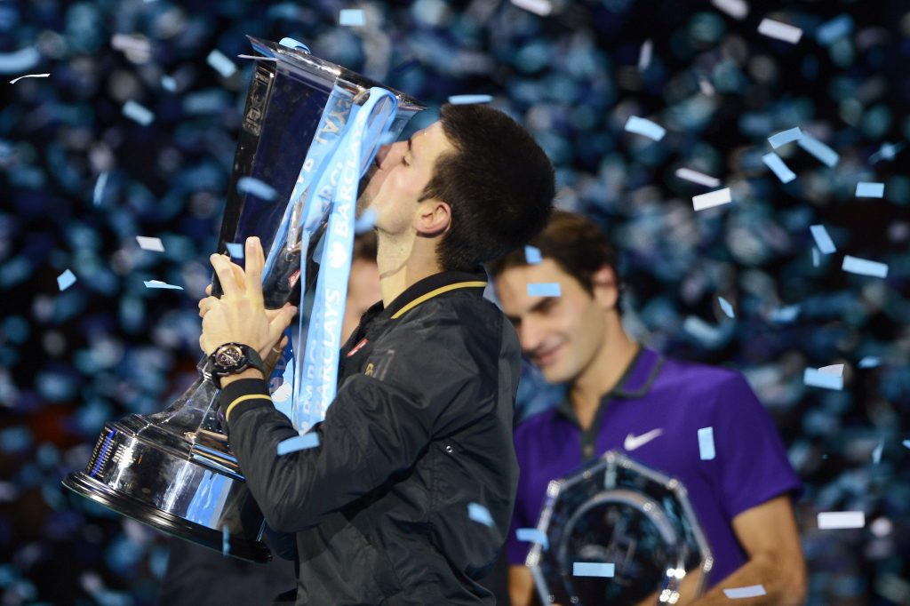 TURNEUL CAMPIONILOR: Djokovici - Federer 7-6 (6), 7-5. Sârbul este campionul campionilor