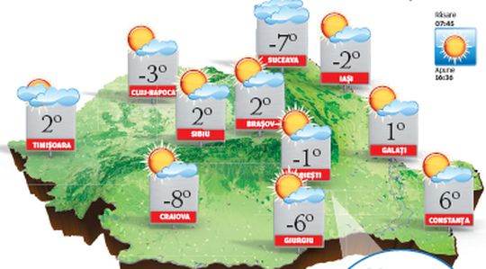 COD GALBEN de ploi ?i viscol pentru toat? ?ara. Vezi când se mai înc?lze?te!