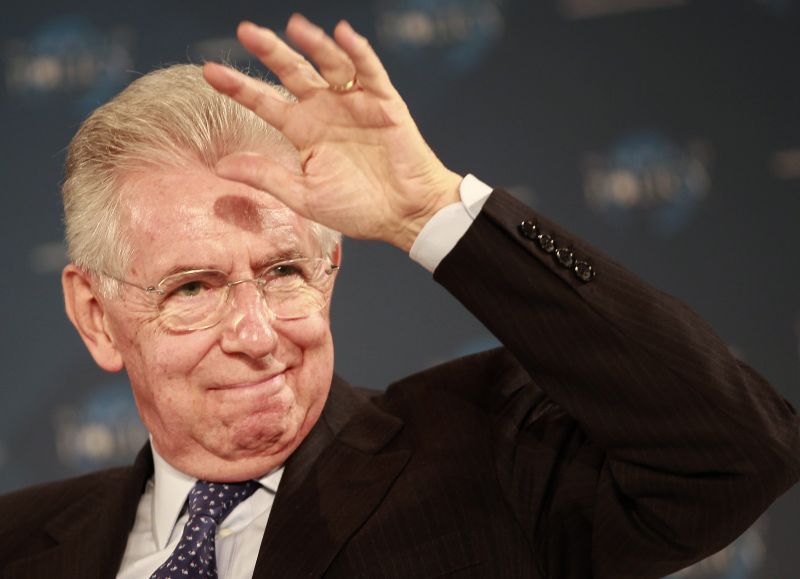 Mario Monti va conduce o coali?ie a for?elor de centru la alegerile din februarie