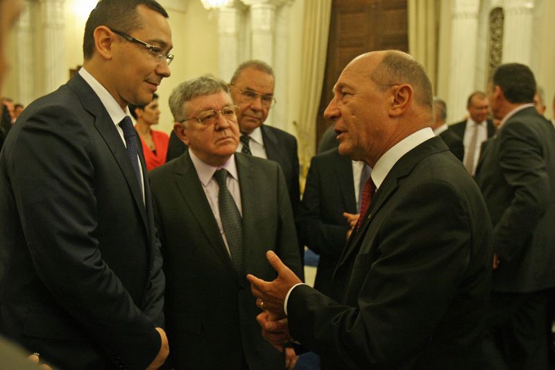 Traian B?sescu ?i Victor Ponta, la Bruxelles