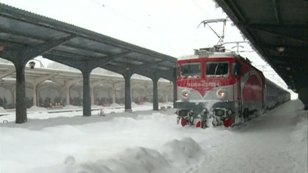 ALERTĂ. Peste 210 trenuri au fost ANULATE din cauza VISCOLULUI