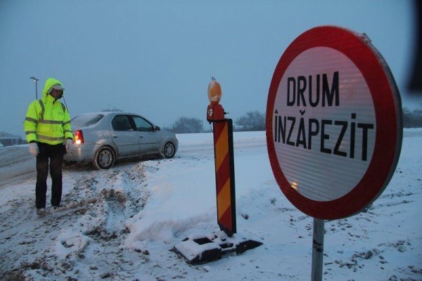 ALERTĂ. Toate drumurile naţionale din judeţele Călăraşi, Tulcea şi Brăila au fost ÎNCHISE. Vezi care sunt drumurile închise