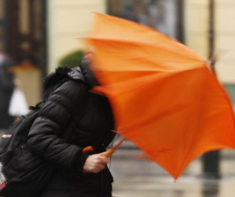 Cod galben de vânt puternic în mai multe judeţe din ţară