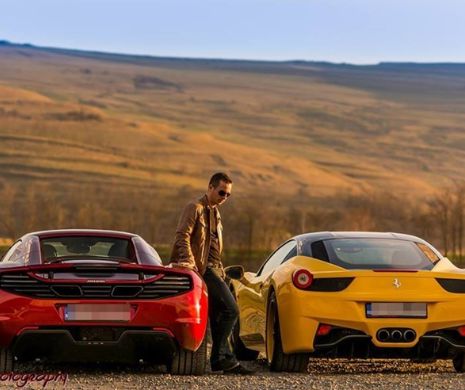 La 29 de ani are în garaj un Ferrari şi un McLaren. Clujeanul este fiul unui universitar de la Facultatea de Jurnalistică