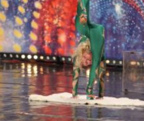ROMÂNII AU TALENT. Alla Moisei, din Chișinău, cel mai bun număr de contorsionism al show-ului