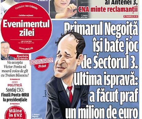 Ce puteți citi în Evenimentul zilei de luni, 19 mai