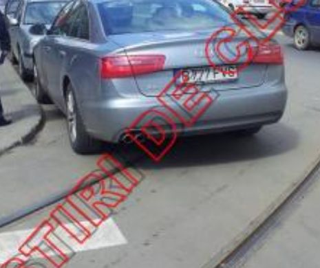 Cea mai proastă proastă parcare. Un șofer a reușit să blocheze cinci tramvaie
