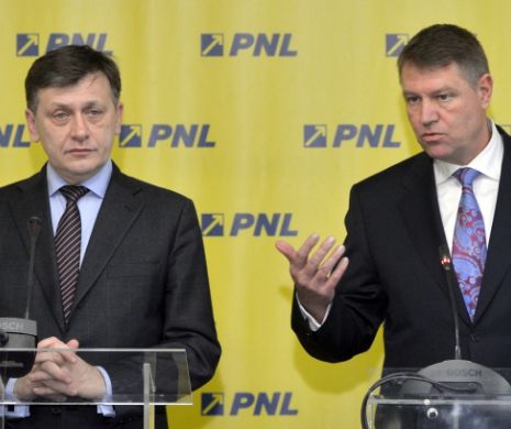 Crin Antonescu și Klaus Iohannis, de la 22.00 la Realitatea TV: PNL, în faţa examenului final