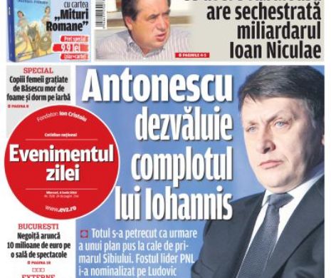 Ce puteţi citi în Evenimentul zilei de miercuri, 3 iunie