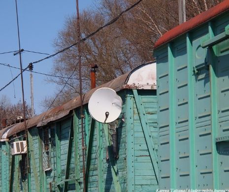 Traiul într-un vagon de TREN. Case pe șine în variantă rusească | GALERIE FOTO