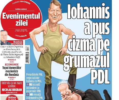 Ce puteţi citi în Evenimentul zilei de miercuri, 16 iulie