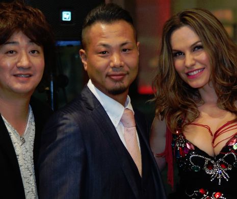 Chiar și cu kilograme în plus, Anna Lesko face furori printre japonezi. A plecat cu un platou de sushi la pachet
