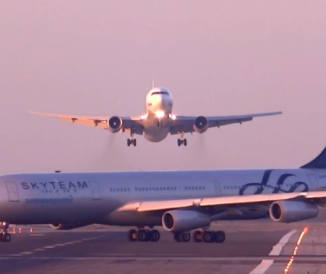 La un pas de CATASTROFĂ. Cum s-a evitat coliziunea dintre DOUĂ AVIOANE de pasageri | VIDEO