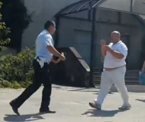 Poliţist BĂTUT de un şofer nervos | VIDEO şocant
