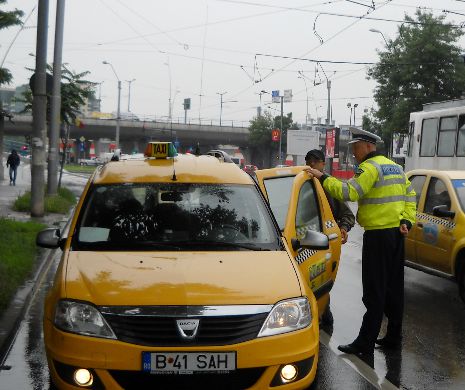 RAZIE ÎN ȘASE JUDEȚE. Zeci de taximetriști de la AEROPORTURILE INTERNAȚIONALE au fost AMENDAȚIi de Poliția Transporturi