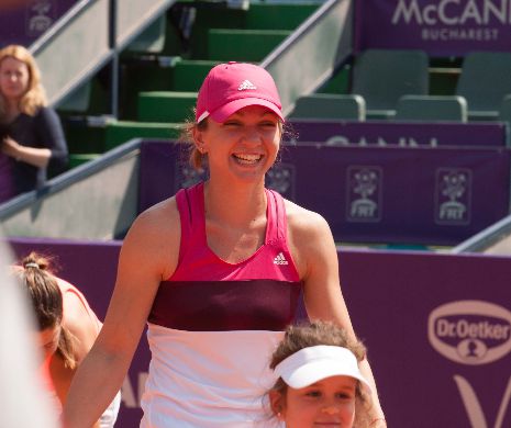 Simona Halep a fost vedeta Kids Day la BRD Bucharest Open