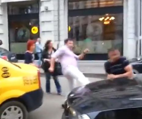 Un taximetrist a fost bătut crunt de un șofer supărat că s-a băgat în fața lui în trafic