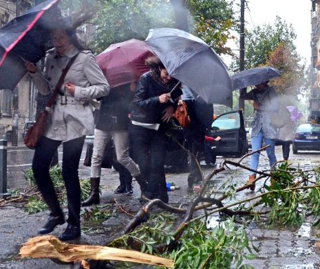 AVERTIZARE METEO. Ploi şi vijelii în toată ţara, în weekend