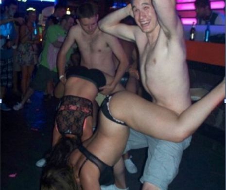 SHOW EROTIC în staţiunea DEZMĂŢULUI. Femeile primesc ALCOOL pentru a performa acte SEXUALE în PUBLIC. Se VÂND şi pentru 4 EURO