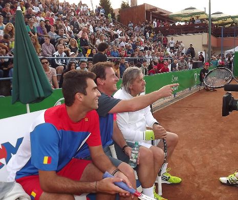Ilie Nastase, Andrei Pavel, Horia Tecau si Adrian Ungur au jucat un meci demonstrativ la BRD Brașov Challenger
