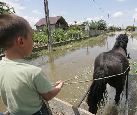 Inundaţiile fac prăpăd. O investiţie de patru milioane de euro a fost afectată de viituri în Mehedinţi