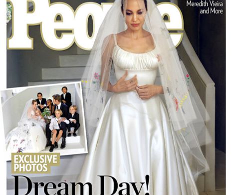 Pe acestea chiar TREBUIE să le vezi: Primele fotografii, emoţionante, cu Angelina Jolie în rochie DE MIREASĂ | GALERIE FOTO