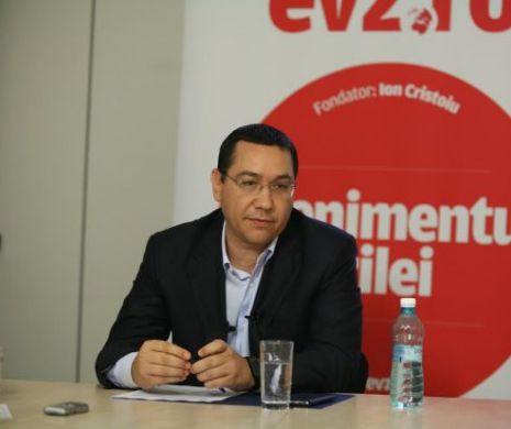 Ponta pleacă la Kiev, pentru discuţii cu premierul ucrainean