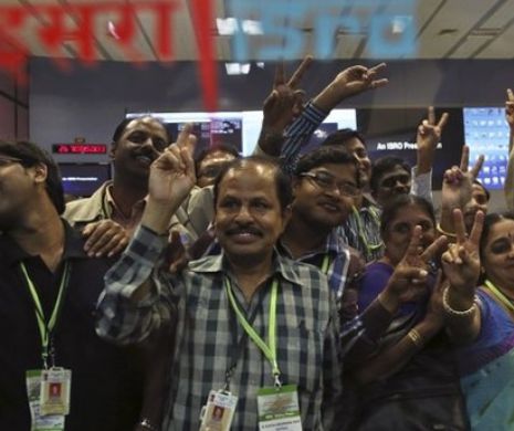 Primele imagini de pe MARTE transmise de sonda indiană Mangalyaan