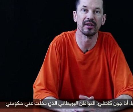 Statul Islamic a publicat un video în care un OSTATIC britanic critică strategia "previzibilă" a lui Obama
