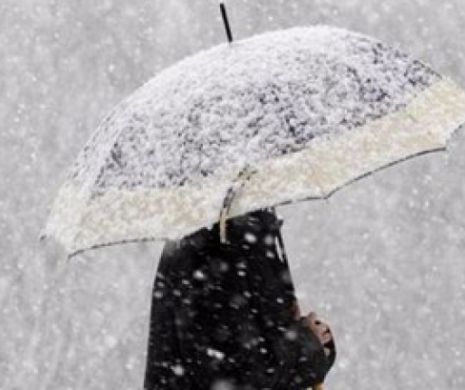 AVERTIZARE METEO. Ninsoare şi lapoviţă începând din această noapte