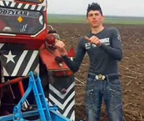 HILAR! Un tractorist din Braila da pe spate fetele. Cum si-a tunat Geo utilajul