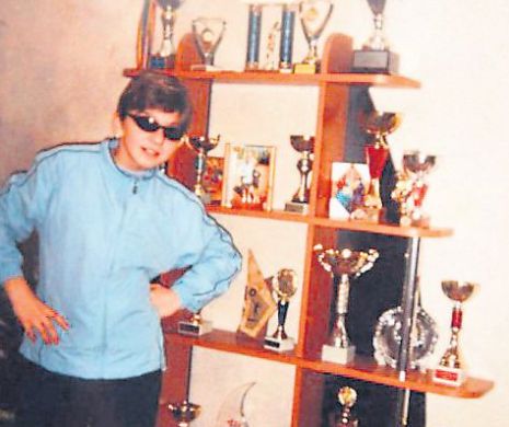 Simona Halep Fiind copil trofee cucerea